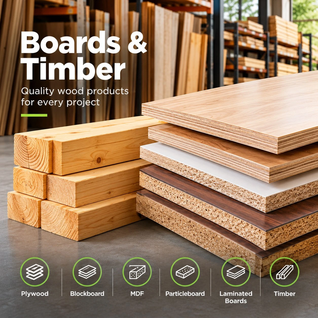 Boards & Timber